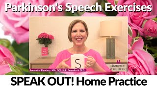 Parkinsons Speech Exercises Stressing Different Words With INTENT [upl. by Fonda]