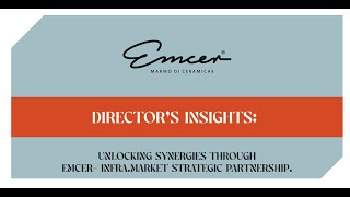 A message from the Directors of Emcer Tiles and InfraMarket about our exciting new partnership [upl. by Amery483]