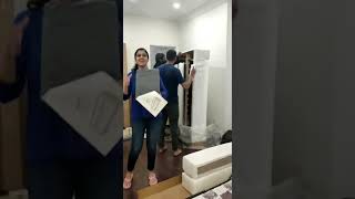 Unboxing  Assembling  Klippan sofa  IKEA [upl. by Lalaj750]