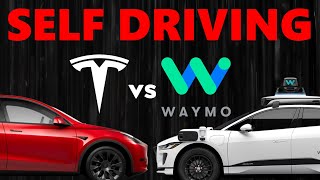 Tesla vs Waymo SELF DRIVING CAR Tech Compared  LiDAR vs Tesla Vision [upl. by Adda418]