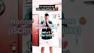 Chi salveresti da una malattia🥺💔 shorts trend perte nonna nonno fypシ゚viral iscriviti foryou [upl. by Shanleigh]