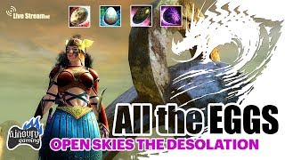 Guild Wars 2 Path of Fire  All Griffon Eggs Open Skies The Desolation [upl. by Hoxsie]