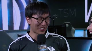 Brutal Doublelift Trash Talks DIG bot lane and Pobelter [upl. by Hertberg]