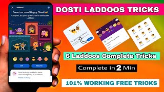 Dosti Laddoos Tricks  6 Laddoos Complete Tricks  G Pay Color Disco Dosti Trendy Twinkle Laddoos [upl. by Trenton]