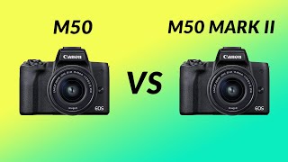 💥 DIFERENCIAS entre la Canon M50 y la M50 Mark II ¿Vale la Pena Pasar de Una a la Otra 🤔 [upl. by Ateekahs]