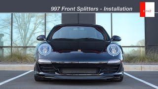 Emc2design 997 Front Splitters [upl. by Auvil]