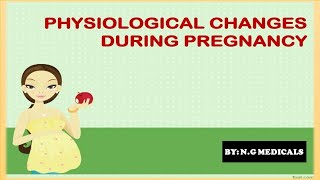 Physiological changes during pregnancy part1 EASY NOTES FULL EXPLANATION IN HINDI  NG MEDICALS [upl. by Freiman]