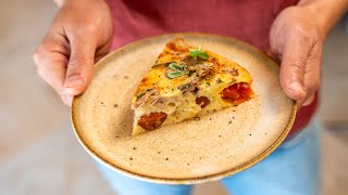 Clafoutis aux tomates et thon et mozzarella recette idéale pour lété [upl. by Bertold]