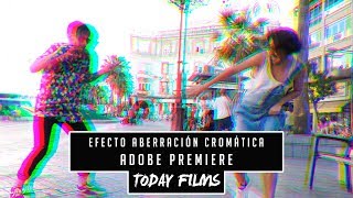 Como hacer efecto aberración cromática en Adobe Premiere CC [upl. by Editha]