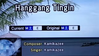 HANGGANG TINGIN Kamikazee 🎵Karaoke Version🎵 [upl. by Nahtanohj]