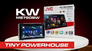 JVC KWM875DBW Wireless Carplay Android Auto Stereo  The Flagship Model  Car Audio Security [upl. by Enelyaj]