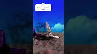 guess the plane crash plane trailmakers [upl. by Player]