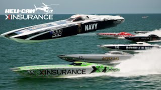 2023 Sarasota Powerboat Grand Prix  Class 1 Race  XINSURANCE Helicopter [upl. by Yendys]