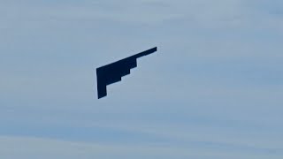 B2 bomber Chesterfield Mo airshow [upl. by Lletnom847]