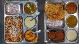 Baba Veg Biryani Soya Kheema Kabab Paratha amp More  Kanpur Street Food [upl. by Nilyram]