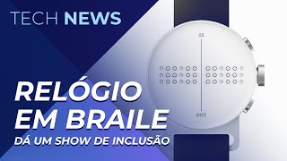 Esse relógio inteligente em braile é incrível e muito útil [upl. by Yslehc113]