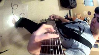 Skrillex  First of the Year Equinox  Djent  Metal  8 string cover  Andrew Baena [upl. by Ylrad]