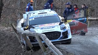 Rallye Monte Carlo 2024  CRASHES Munster  Laurencich amp FLAT OUT [upl. by Nod11]