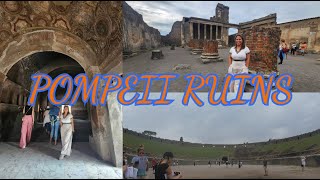 Our Walking Tour In Pompeii Ruins Italy And The Must Thing To Do [upl. by Yspyg348]