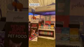 Petline food stall in PFC pet show DHA EME Lahore [upl. by Nalepka]