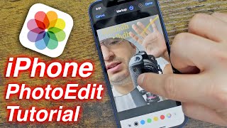 How To Edit Photos On The iPhone 12 Pro Photos App [upl. by Madonna]