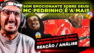 ELE TA DE VOLTA MC PEDRINHO ECOLOGYK SÓ CRAZY  MELHOR QUE A CIÊNCIA REACT [upl. by Leur]