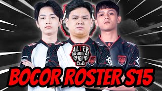 AE ALBERTT IS REAL BOCORAN ROSTER ALTER EGO MPL INDONESIA S15 [upl. by Nafri784]