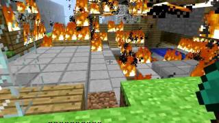 Minecraft FIREE WTFFFFFFF [upl. by Dumanian]