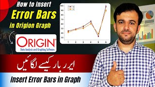 How to add error bars in origin  Add error bars origin  Originpro Lecture 15 [upl. by Loleta412]