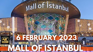 Istanbul Best Shopping Malls  Mall Of Istanbul 6 February 2023 Walking Tour  4K ULTRA HD 60FPS [upl. by Holcman]