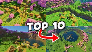 Top 10 VILLAGE SEEDS For Minecraft 120 [upl. by Eirok]