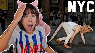 LA Youtuber Reacts to REAL New Yorkers [upl. by Winifred]