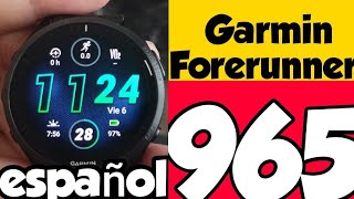 REVIEW NEW GARMIN ARGENTINA RELOJ GPS GARMIN FORERUNNER 965 EN ESPAÑOL [upl. by Morentz]