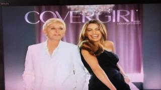 Ellen DeGeneres and Sofia Vergara Cover Girl Commercial [upl. by Woodman337]