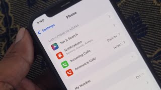 How to turn on announce calls in iphone  Announce calls in iphone x [upl. by Arocet]