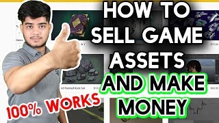 how to sell game assets and make money top 5 website 2018 100 working HINDI [upl. by Asiela]