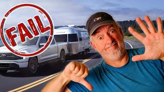 5 Towing Issues With The F150 Lightning [upl. by Leuqar]