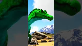 Bebê DINOSSAURO HÍBRIDO REJEITADO PELO PAI ESPINOSSAURO ARK REX jurassicworld jurassicpark [upl. by Aleris]