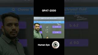 Choose the correct ph of lachrymal fluid  Lachrymal fluid ph  Tear ph  Gpat mcq gpat [upl. by Hluchy]