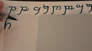 ASMR writing Tolkiens elvish letters and numbers  no talking  writing sounds [upl. by Laurie]