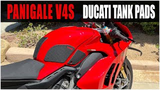 Ducati Panigale V4S Tank Pads Install  A CRUCIAL first mod to your bike [upl. by Golda674]