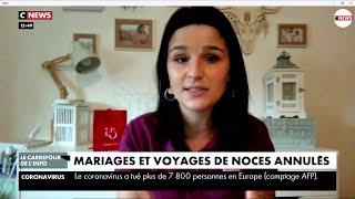 Coronavirus  mariages et voyages de noces annulés [upl. by Raskin986]