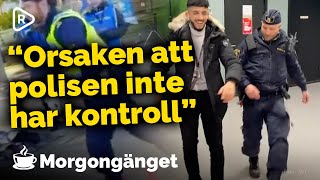 Morgongänget Polis DANSAR med förortskille – brottsförebyggande [upl. by Leacock]