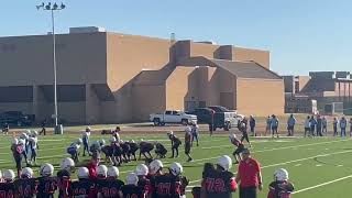 Evan Gonzales Quarterback Class of 2030 Highlights  Crockett and Ector Weeks 4 and 5 B Team fyp [upl. by Hatti]