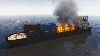 Cargo Ship on FIRE  Teardown [upl. by Bertrand]