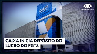 Caixa inicia hoje depósitos do lucro do FGTS  Bora Brasil [upl. by Annayoj]