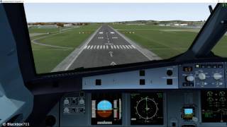 FSLabs A320X Basics Touch and Go Training Pattern [upl. by Elacsap]