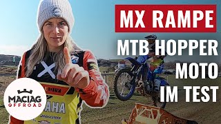 Mobile MX Rampe  Braucht man das Larissa Papenmeier testet MTB Hopper Moto  Maciag Offroad [upl. by Letnuhs118]