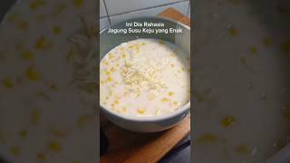 Resep jagung susu keju praktis jagungsusukeju cemilanenak foodlovers cooking [upl. by Hibbs]