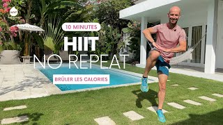 10min HIIT rapide  NO REPEAT 🔥 Antibourrelet  Alexandre Mallier  Move Your Fit [upl. by Hezekiah]